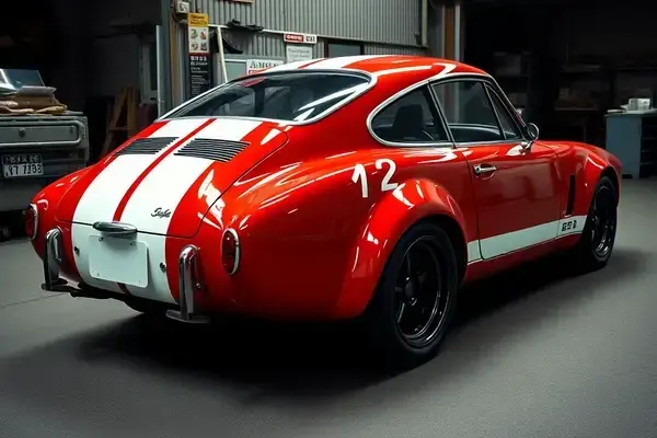 スポーツカー · レーシングストライプ施工例