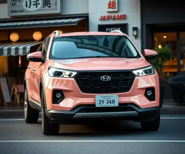 コンパクト SUV · コーラルピンク施工例
